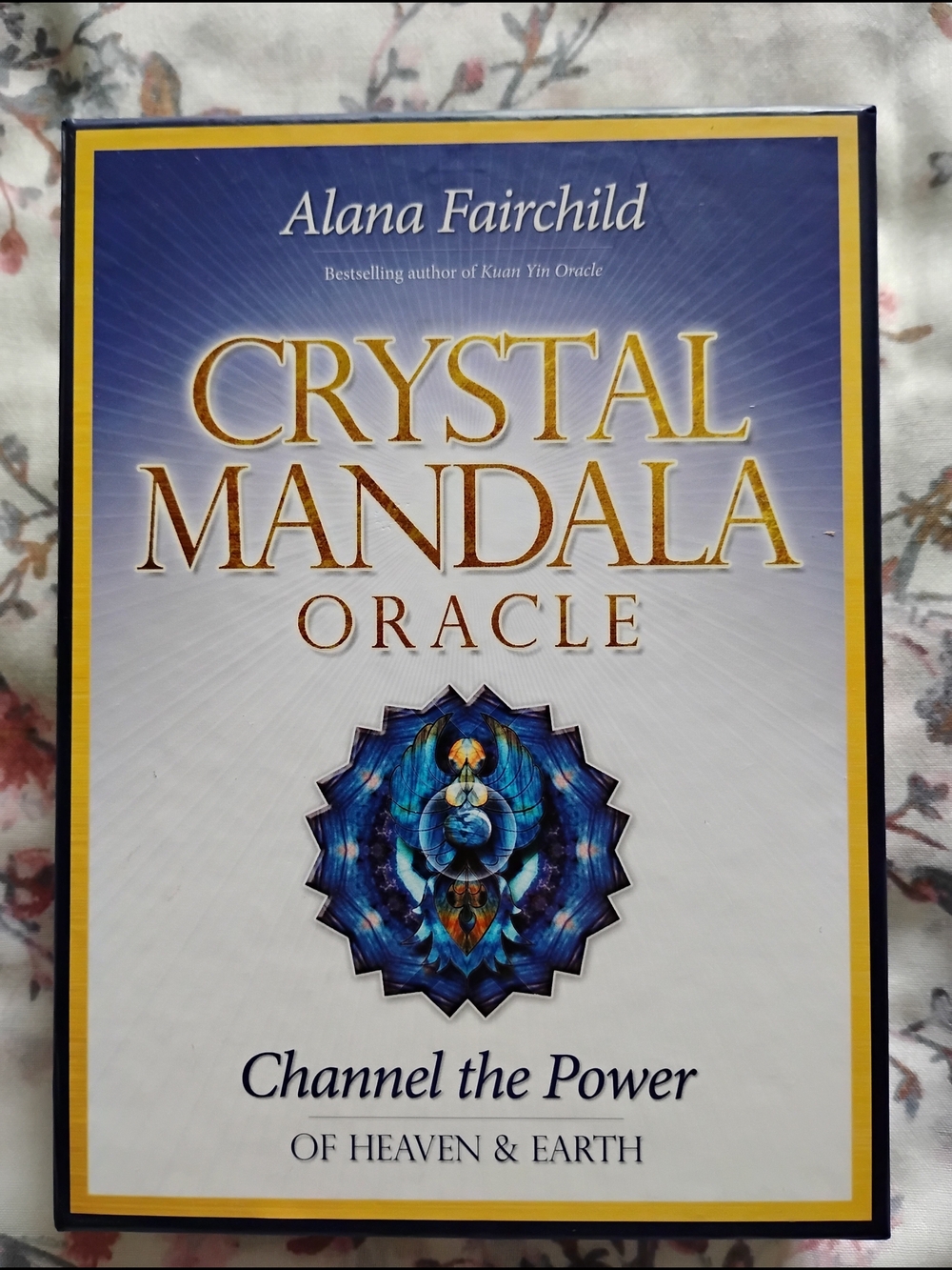 Alana Fairchild Crystal Mandala Oracle Deck - Blue & Gold Artwork